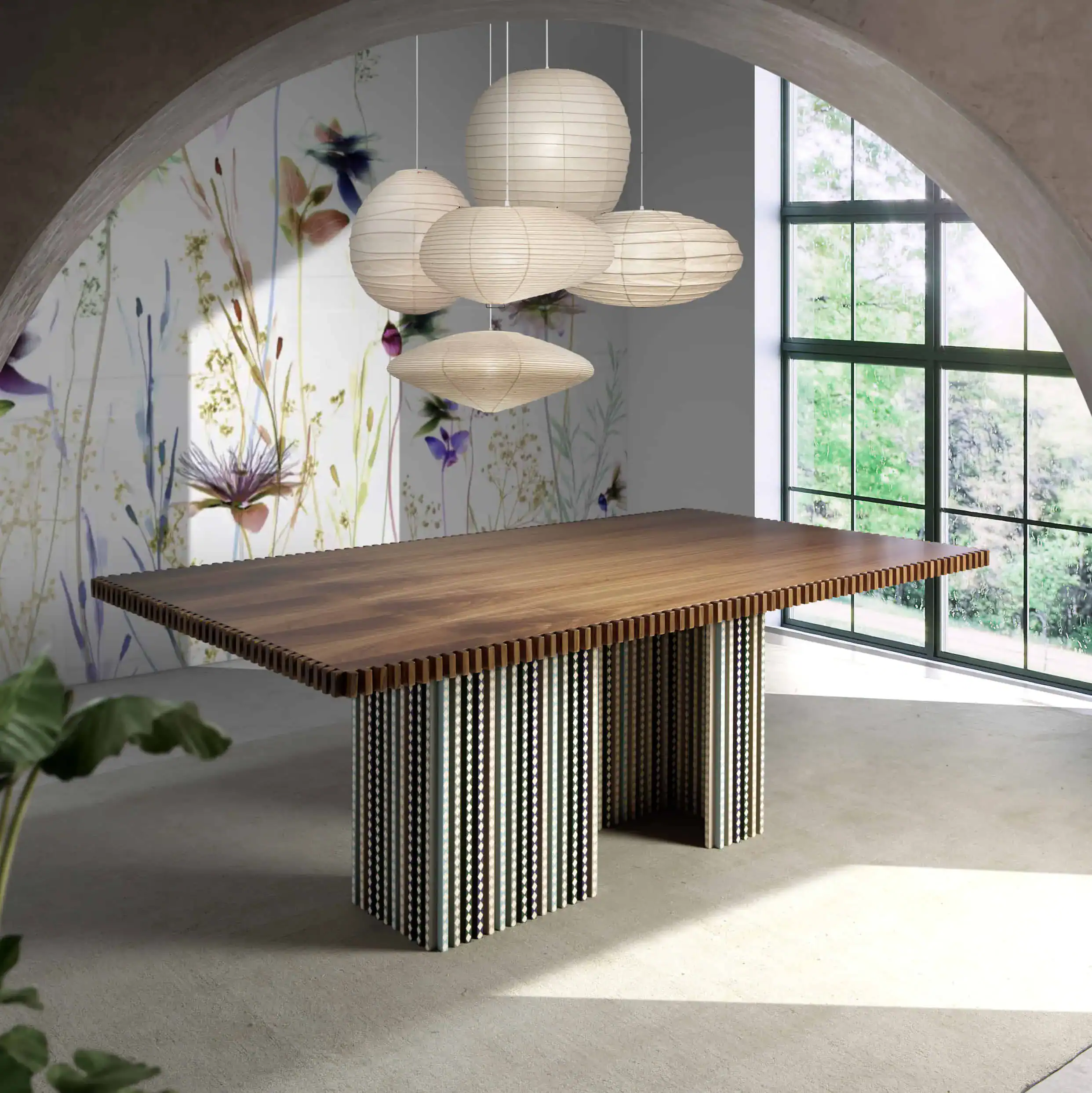 Mesa de comedor artesanal Lola Glamour